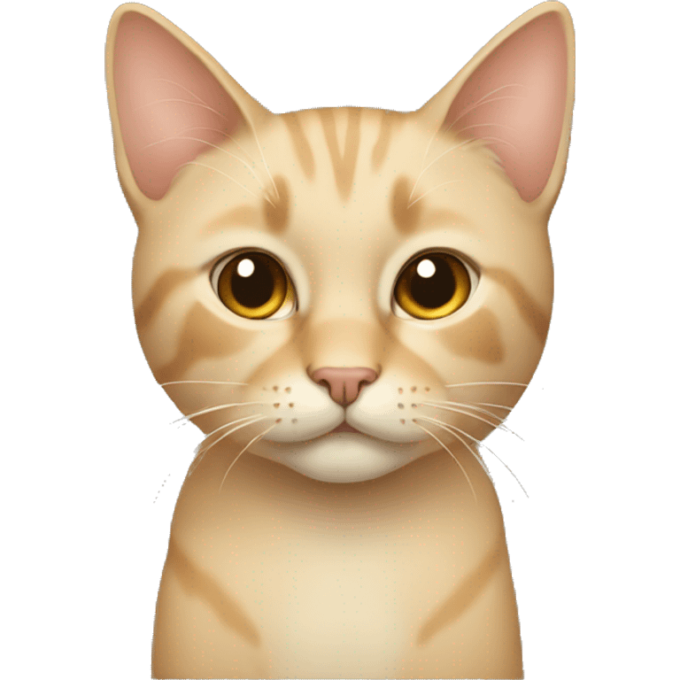 Beige cat  emoji