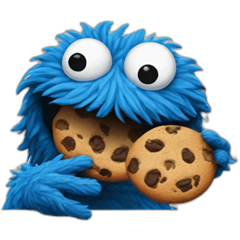 Cookie monster emoji