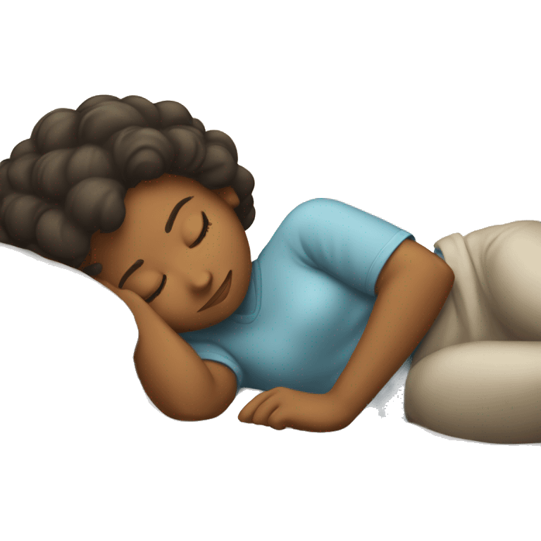 Girl sleeping emoji