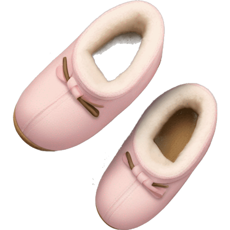 light pink ugg slippers  emoji