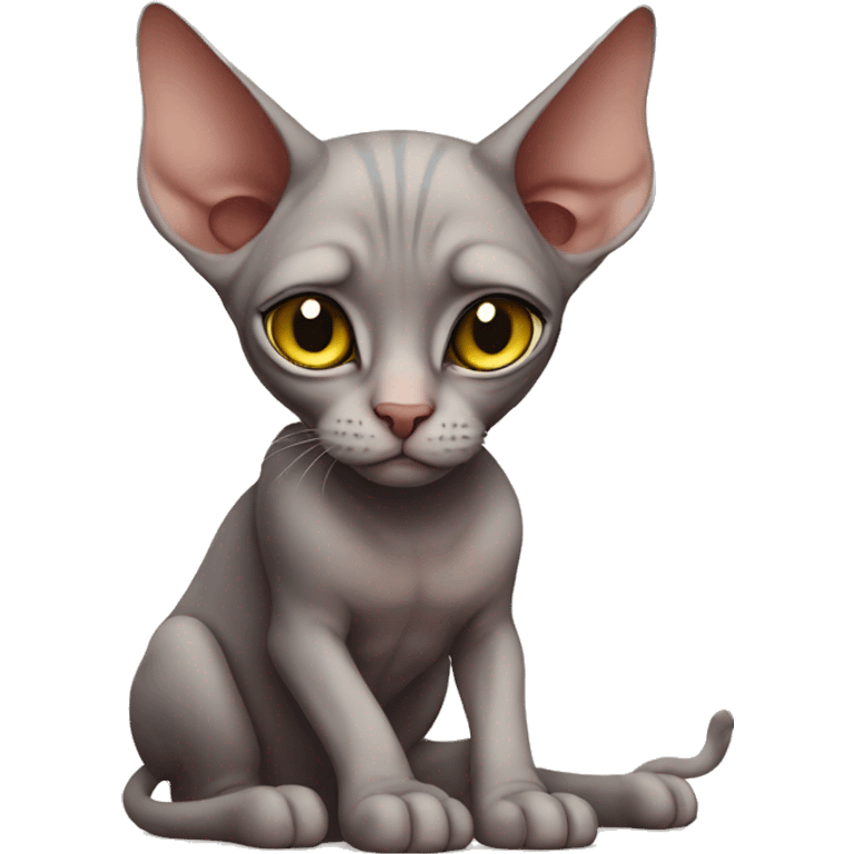 sad sphinx cat emoji