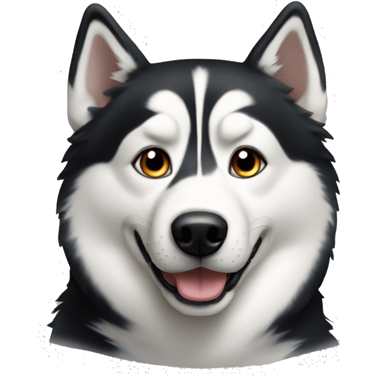 Dog husky  emoji