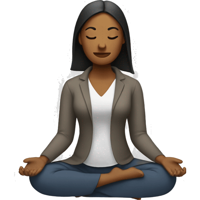 Women mediating emoji