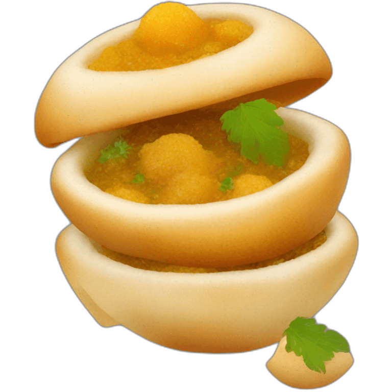 pani puri indian dish emoji