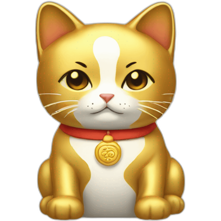 golden-maneki-neko emoji