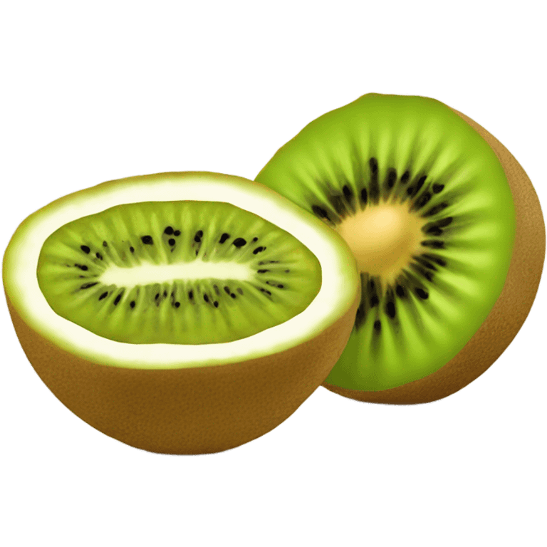 Kiwi and Passion fruit  emoji