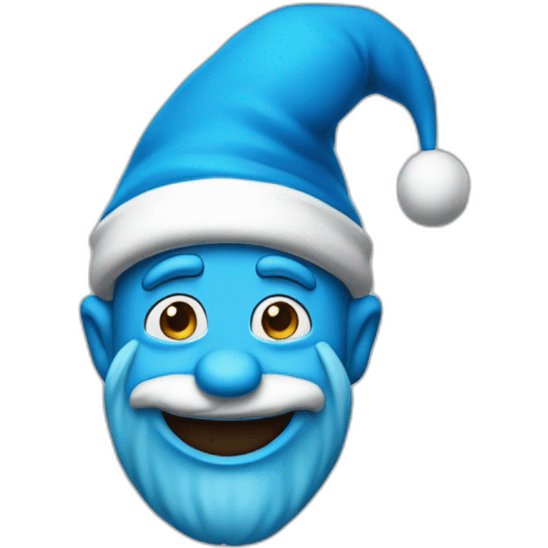 blue-papa-smurf emoji