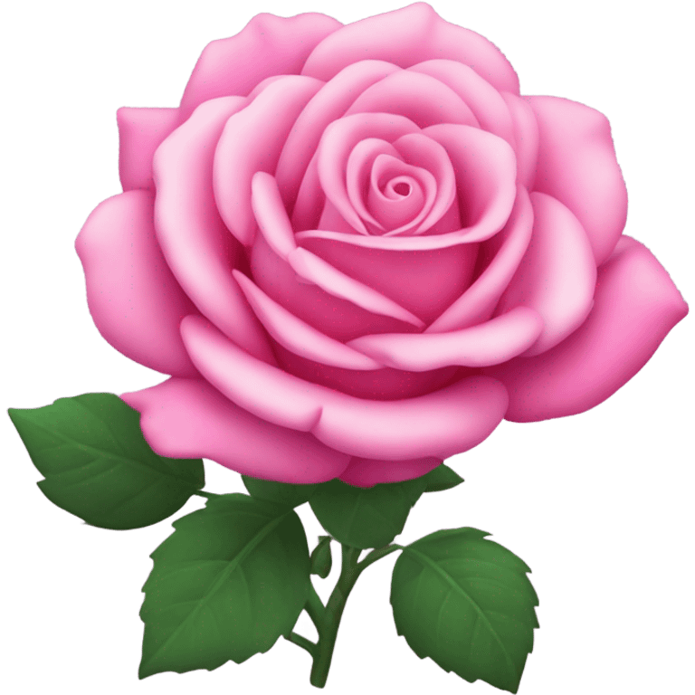 Pink rose flowers emoji