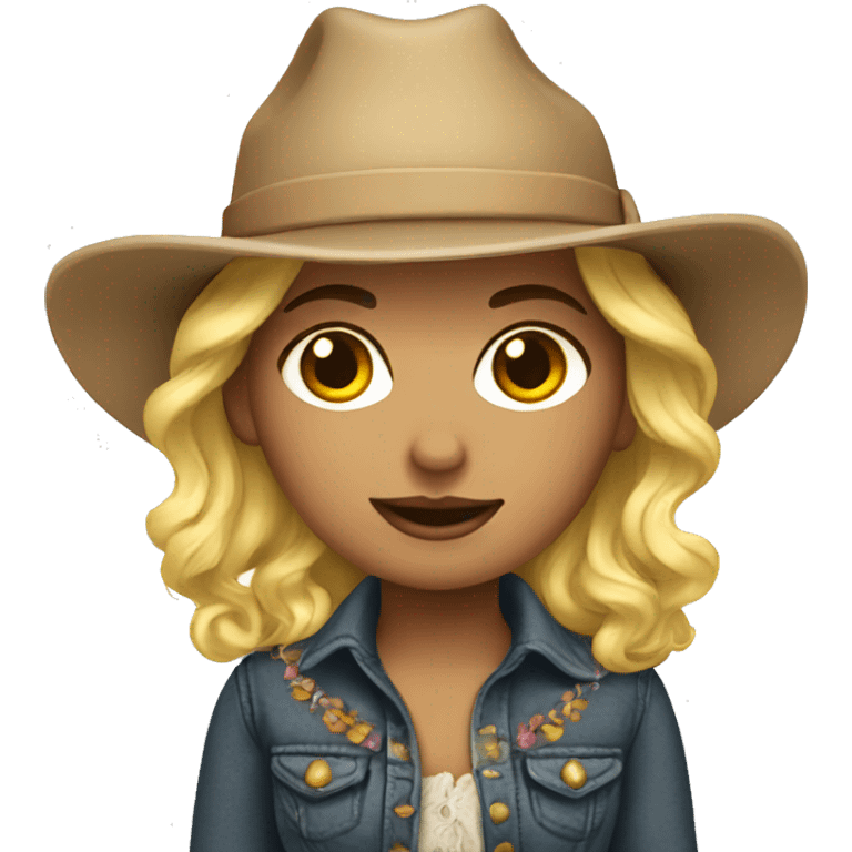 Western girly emoji