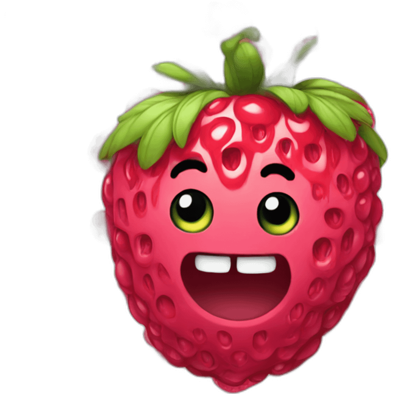 Rapsberry  emoji