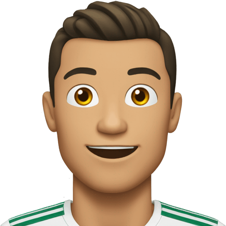 Cristiano Ronaldo saying SIIUU emoji