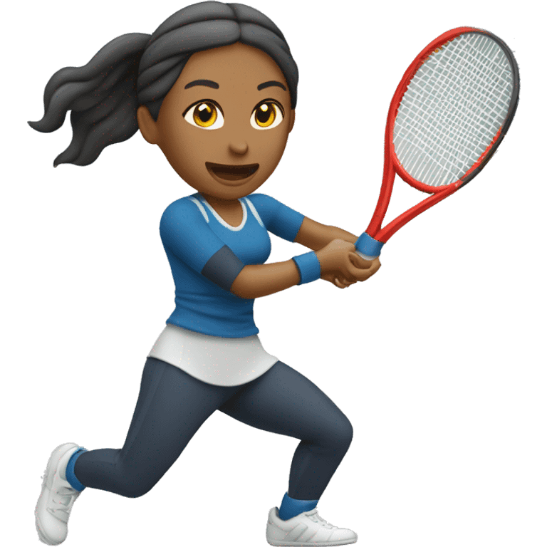 mujer maravilla jugando al tenis emoji