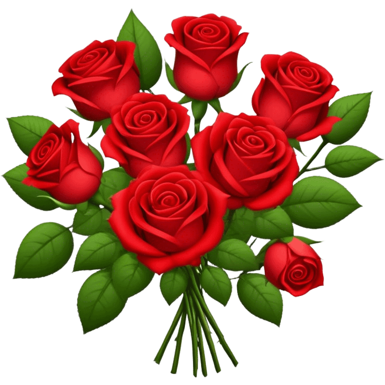 Red rosses emoji