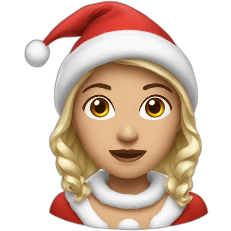 christmas women emoji