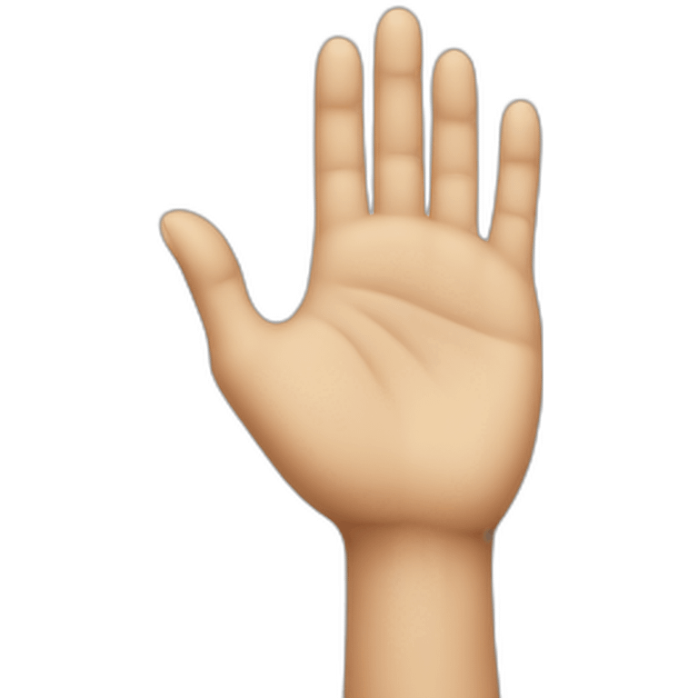 Pointed Hand emoji