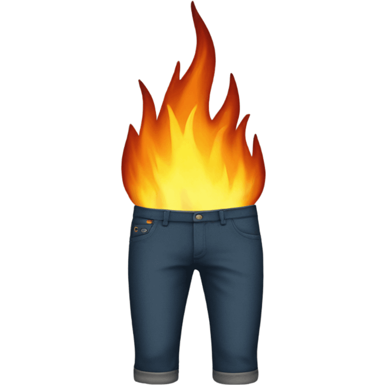 Pants on fire emoji