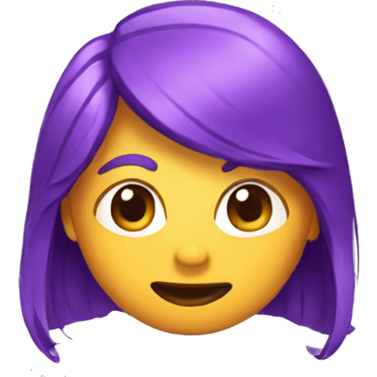 Purple 😂 emoji