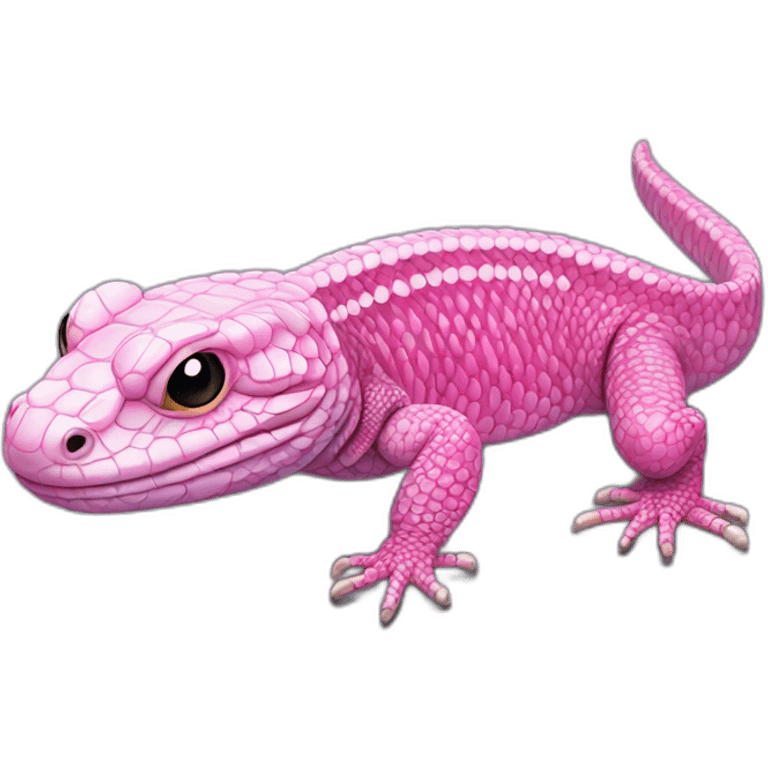 tegu lizard pink emoji