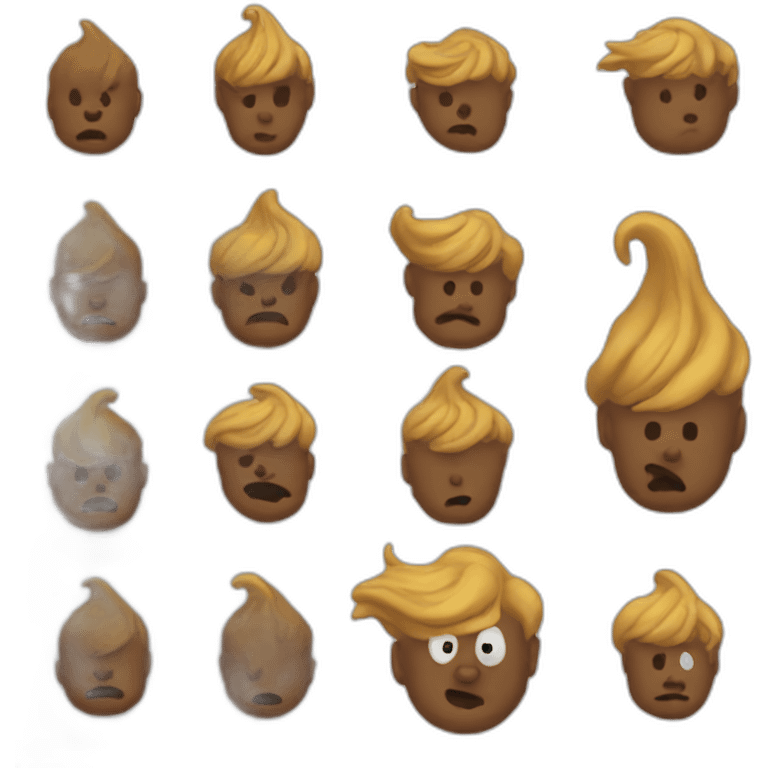 trump as poop emoji