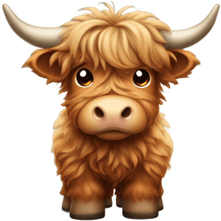 baby highland cow  emoji