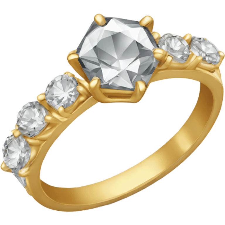 Create a diamond ring  emoji