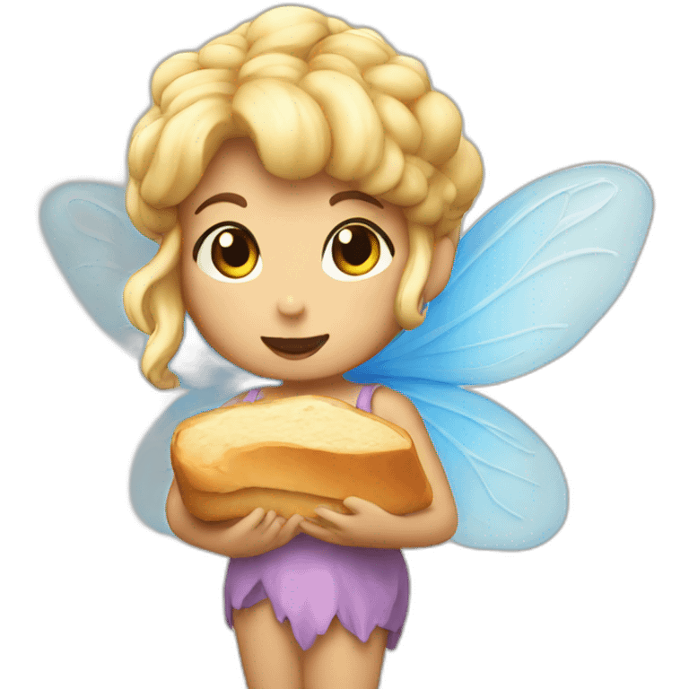 fairy with bread emoji