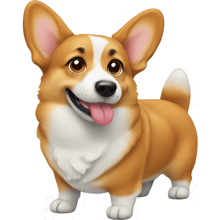 corgi showing its butt emoji