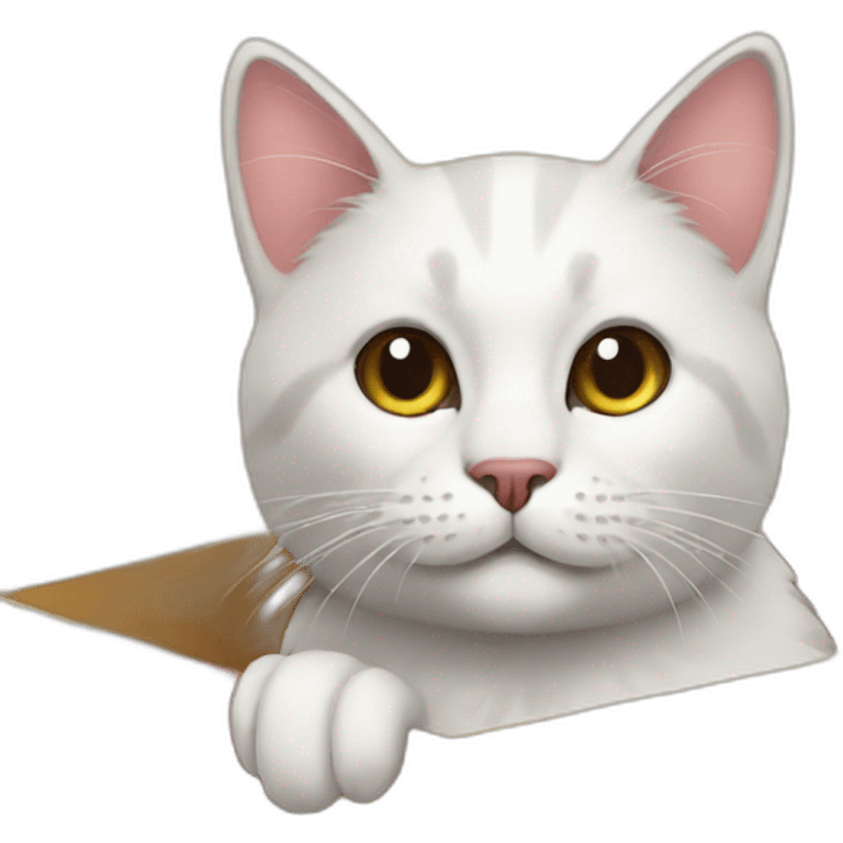 cat from gift box emoji