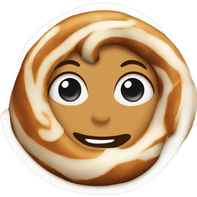 1 cinnamon roll  emoji