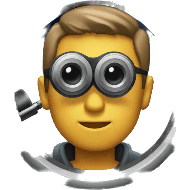 traveler looking through a telescope emoji