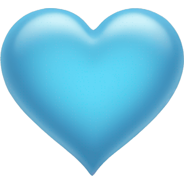 Light blue heart  emoji