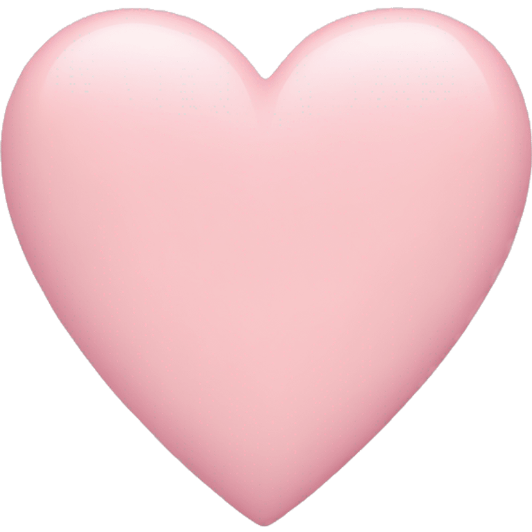 pastel pink heart emoji