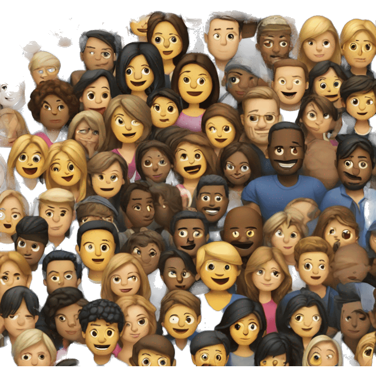 crowd of people emoji