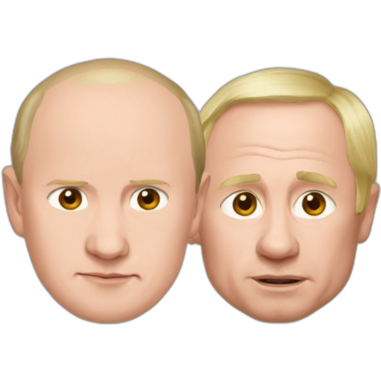 Putin and pig emoji