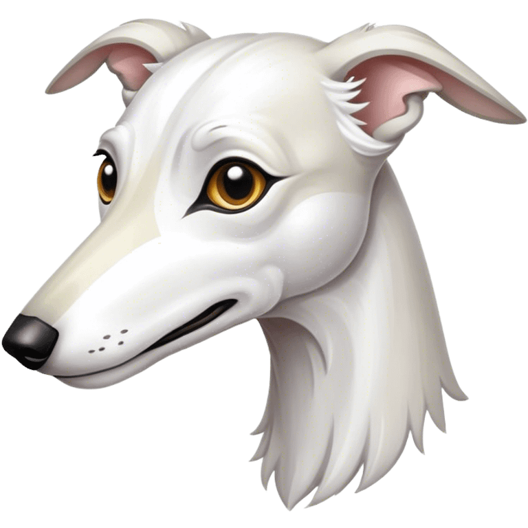 Galgo blanco emoji