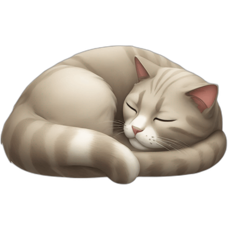 sleeping cat emoji