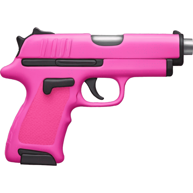 Pink gun emoji