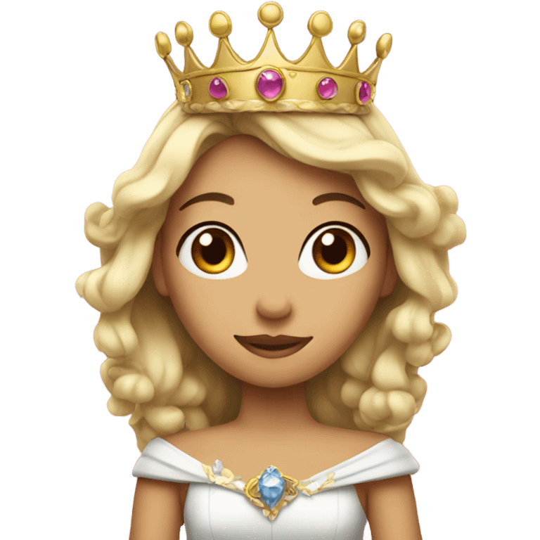 Princess with a crown emoji