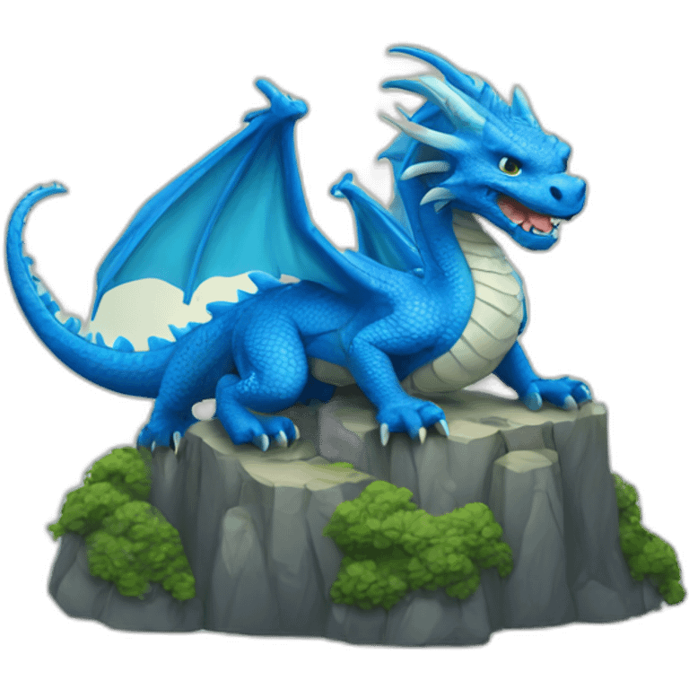 blue dragon mountain emoji