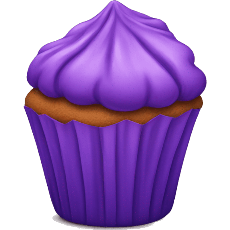 Purple muffin emoji