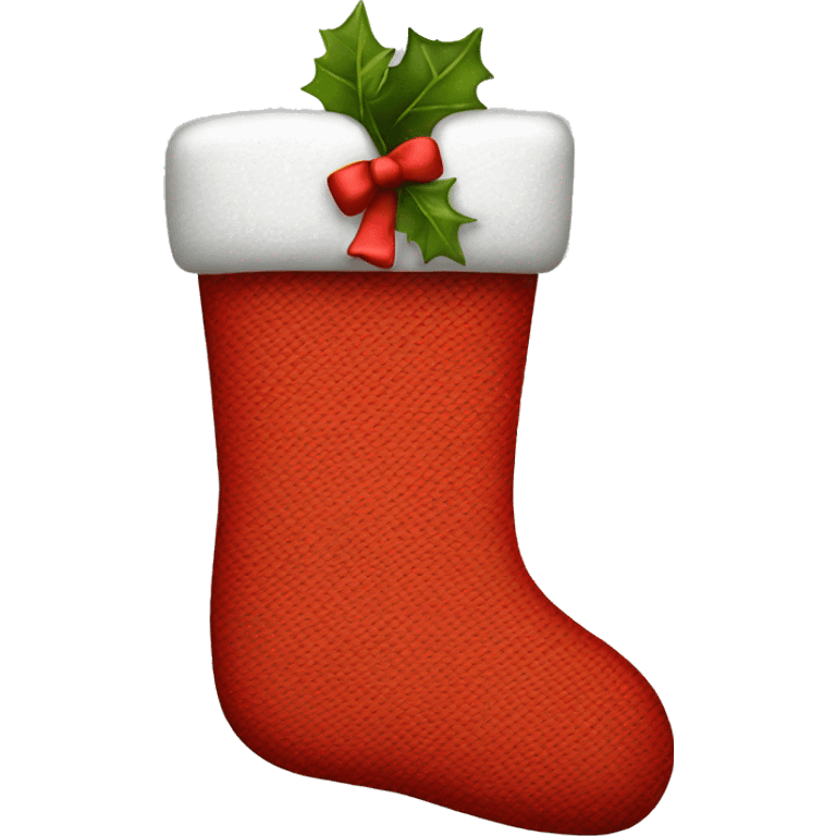 red christmas stocking emoji