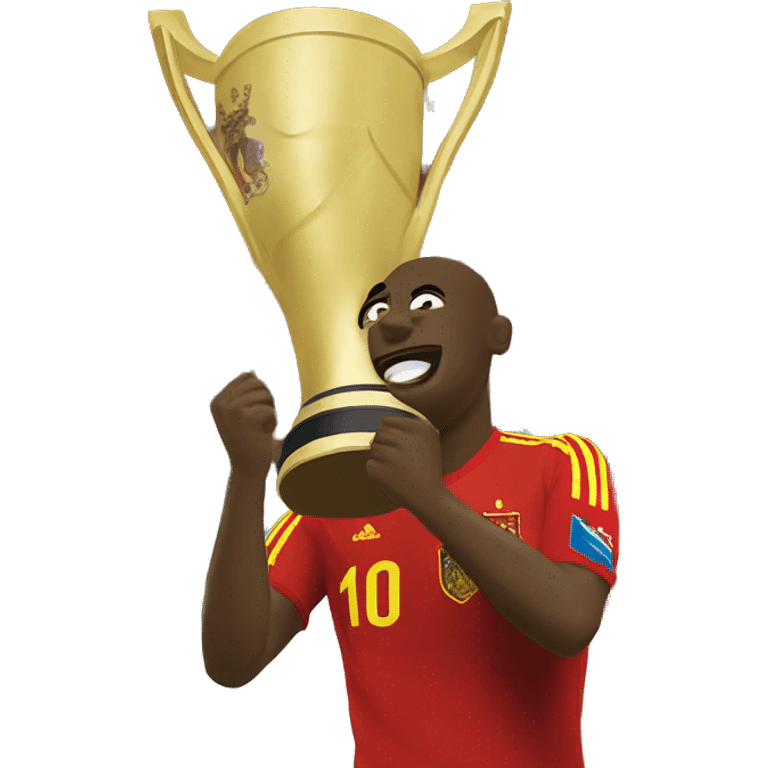 Spain win Eurocopa match versus France  emoji