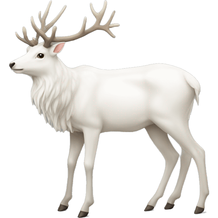 white stag emoji