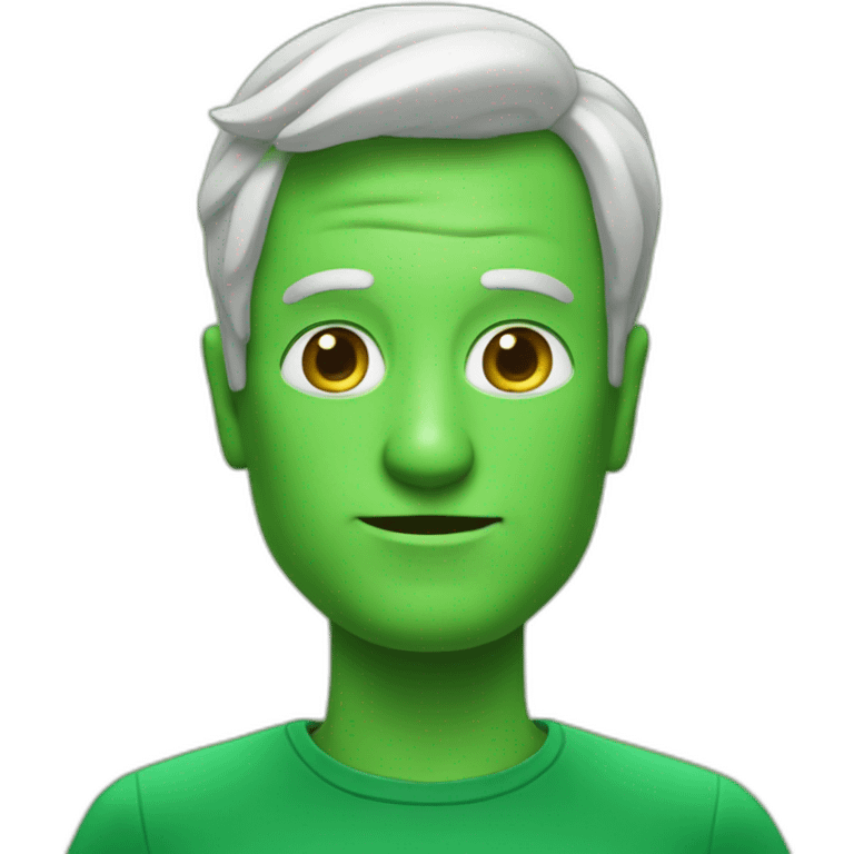 Chese et un homme vert emoji