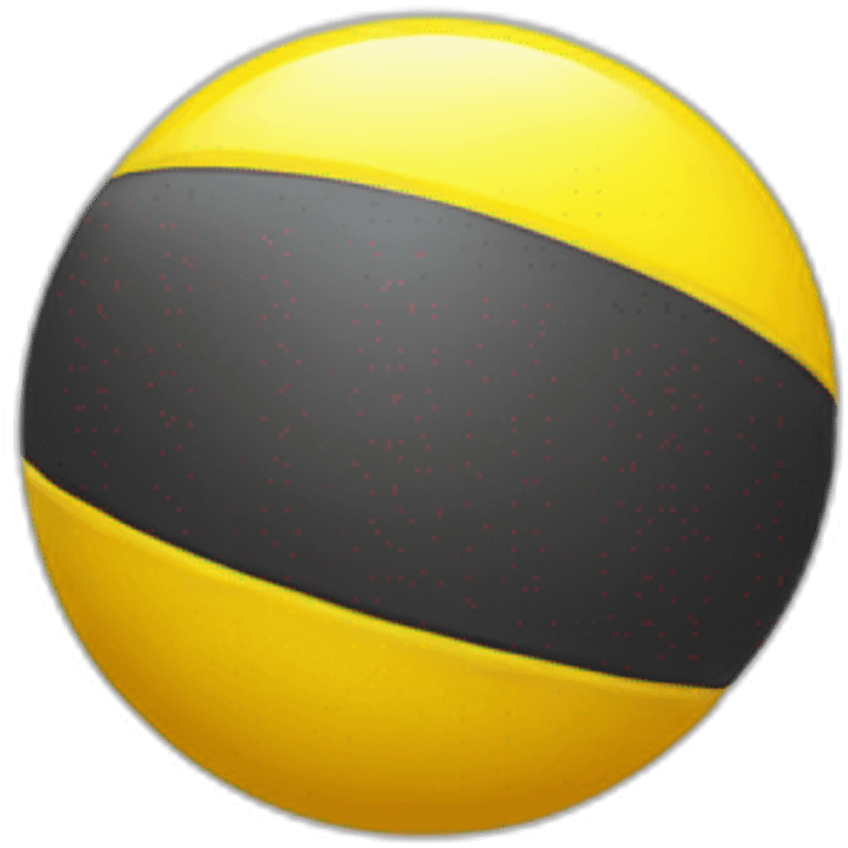 yellow ball that shines emoji