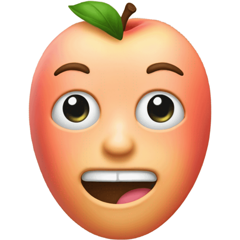 Peach clin d’œil  emoji