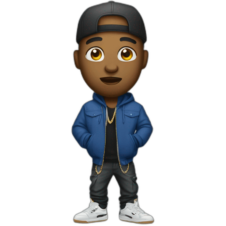 hip hop rapper emoji