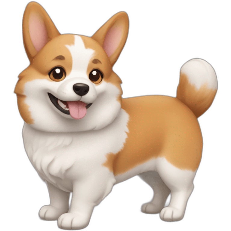 Corgi-cat emoji