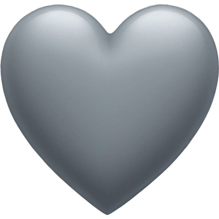 Grey heart emoji