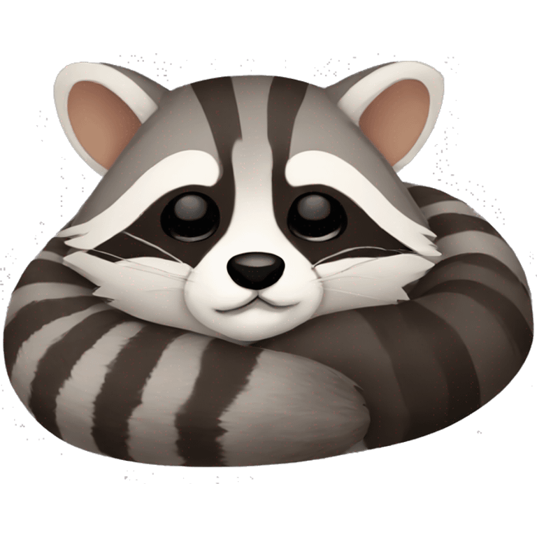 Raccoon sleep  emoji